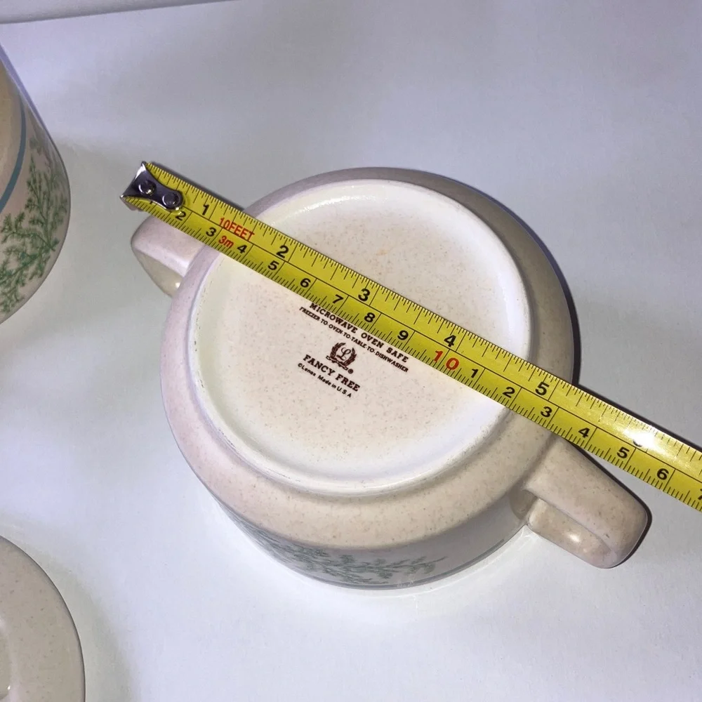 Vintage TemperWare Fancy Free Cream and Sugar‎ Serving Set